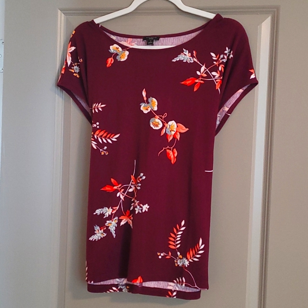 Ann Taylor factory LP Maroon Blouse